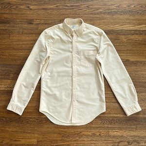 Rugby Ralph Lauren Mens Pale Yellow Oxford Button Down Shirt